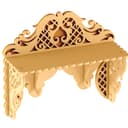 Ornate Wall Mounted Shelf Laser Cut Vector DXF File