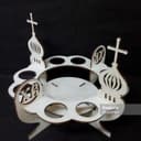 Orthodox Easter Egg Stand Laser Cut File (CDR)