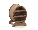 Oval Wine Barrel Rack Vector Plan for Laser Cutting DXF