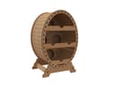 Oval Wooden Wine Rack Laser Cut Vector File (DXF)