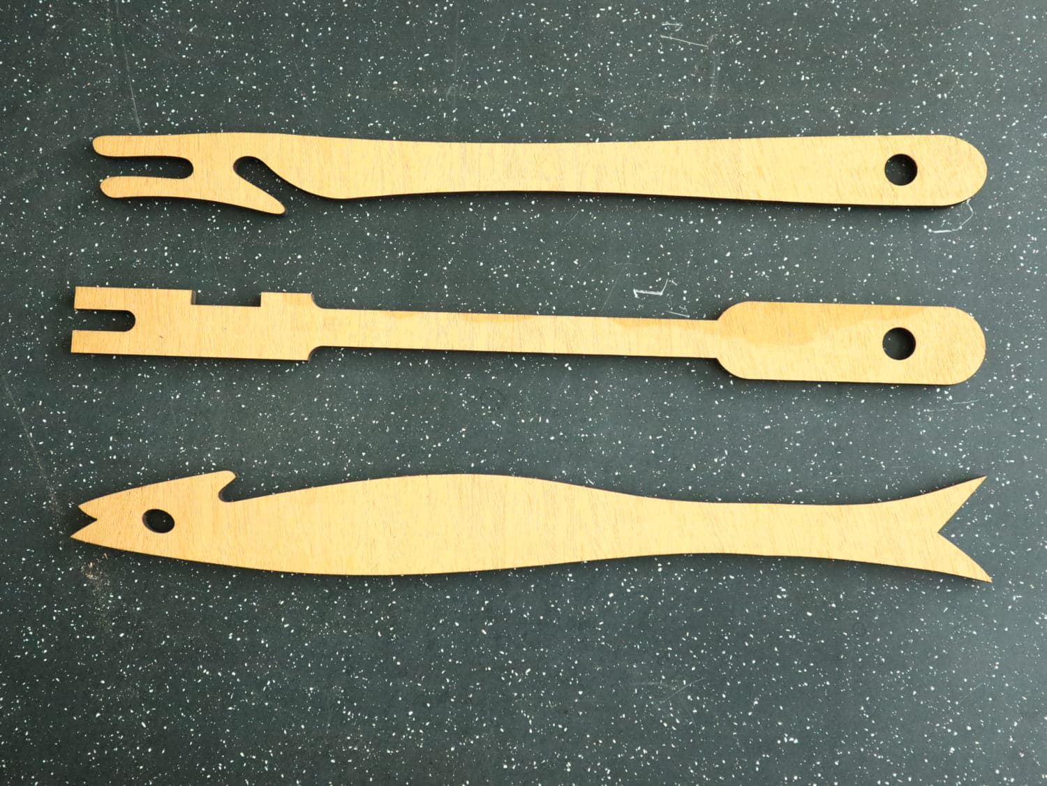 Oven Rack Push Pull Sticks Vector Design for Laser Cutting