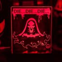 Overwatch Reaper 3D LED Lamp Laser Cut Vector File