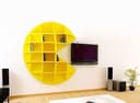 Pac-Man Themed Wall Shelf Vector Design for CNC
