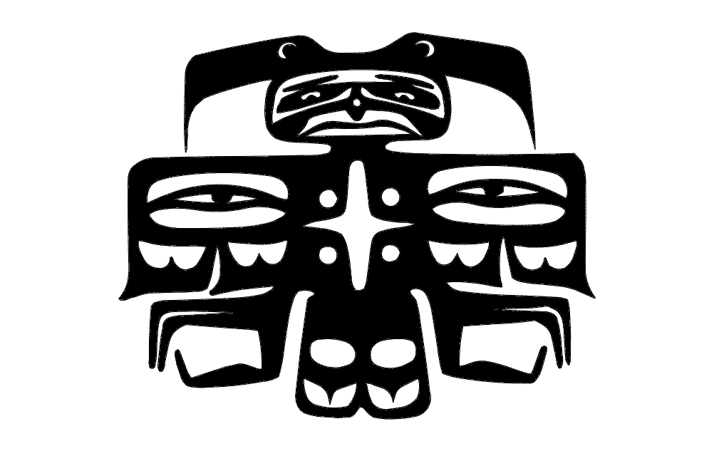 Pacific Northwest Haida Style Thunderbird Vector DXF File