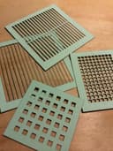 Parametric Grid and Slat Pattern Generator Vector File