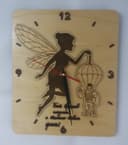 Paratrooper and Fairy Wall Clock Laser Cut Vector File