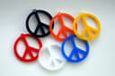 Peace Sign Pendant Laser Cut Vector File