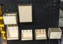Pegboard Organizer Bins Laser Cut Files SVG