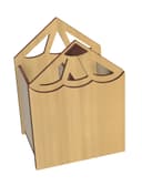 Pencil-Shaped Desk Organizer Laser Cut Vector File