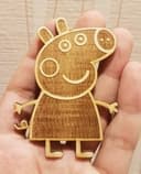 Peppa Pig Laser Cut Vector Design - DXF File