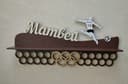 Personalized Soccer Medal Display Shelf Laser Cut Vector