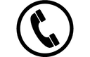 Phone Icon Vector Silhouette for Laser Cutting DXF File