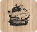 Pirate Ship Laser Engraving Vector Design - CDR DXF SVG