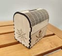 Pirate Treasure Chest Money Box Laser Cut Vector DXF File