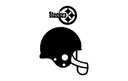 Pittsburgh Steelers Helmet Logo Vector File for Laser Cutting