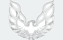 Pontiac Firebird Emblem Vector File for Laser Cutting