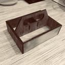 Portable Wooden Napkin Holder Laser Cut Vector File