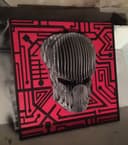 Predator Skull 3D Laser Cut Wall Art