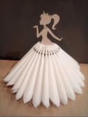 Princess Ballerina Napkin Holder Laser Cut Vector File