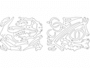 Pterodactyl 3D Puzzle Laser Cut Vector DXF File