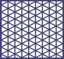 Repeating Isometric Triangle Lattice Pattern (DXF Vector File)