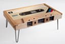 Retro Cassette Tape Coffee Table Vector Design for Laser Cutting DXF CDR