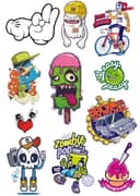 Retro T-Shirt Design Graphics Bundle