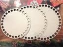 Round Basket Bottom Base with Holes Laser Cut Vector File