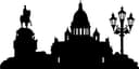 Saint Isaac's Cathedral Silhouette Laser Cut File Vector