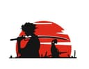 Samurai Silhouette Wall Art and Car Decal Vector File