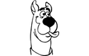 Scooby-Doo Cartoon Character Vector File for CNC DXF