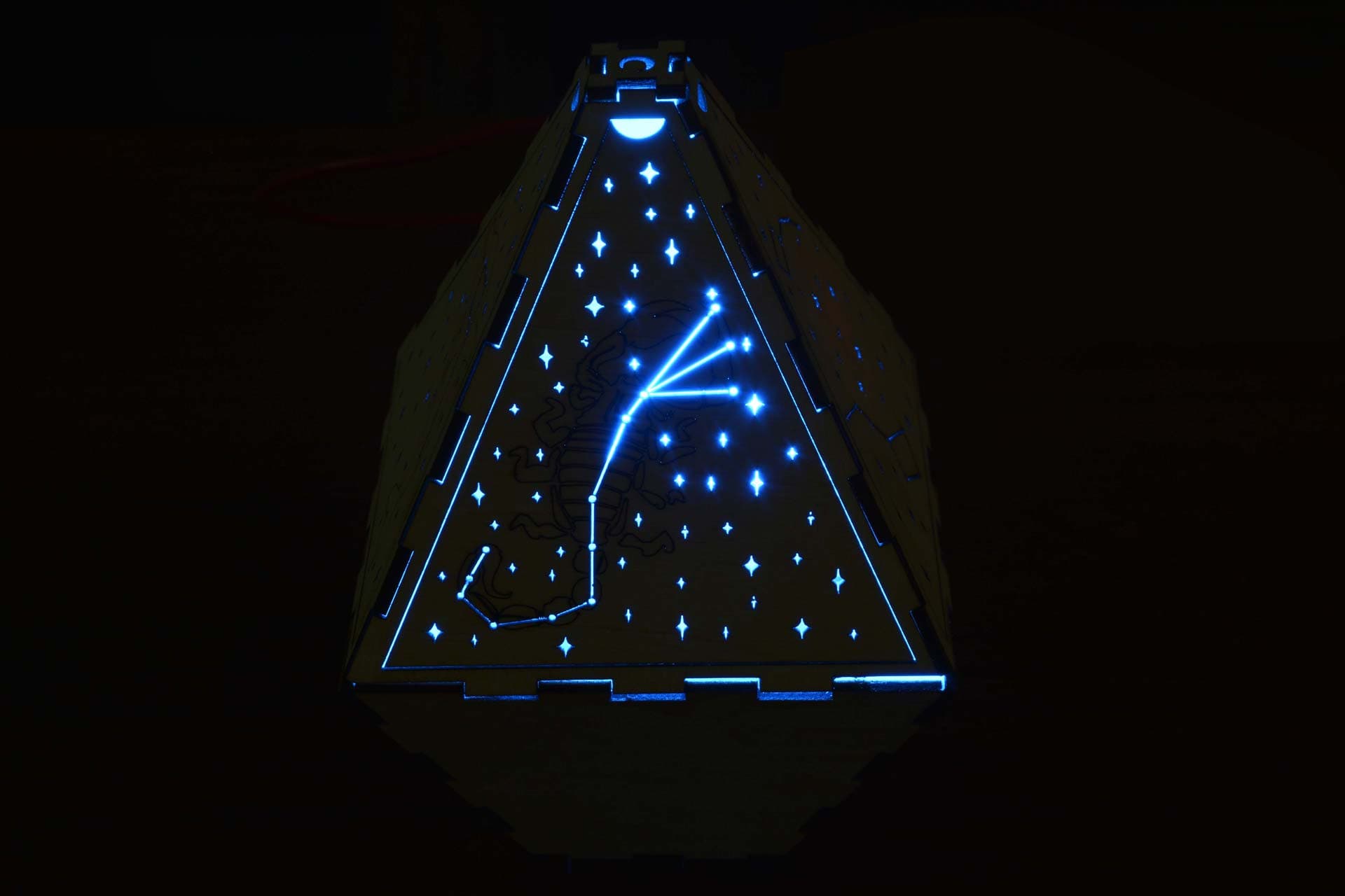 Scorpio Constellation 3D Table Lamp Laser Cut Vector File