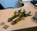 SCV-70 White Base 3D Model Laser Cut Vector File