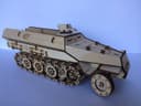 Sd.Kfz. 251 Half-Track 3D Puzzle Laser Cut Vector File