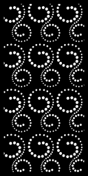 Seamless Dotted Spiral Pattern Vector for Laser Cutting