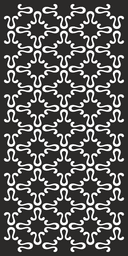 Seamless Geometric Lattice Pattern Vector for Laser Cutting