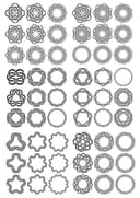Set of 50+ Celtic Round Ornaments Vector Design Files