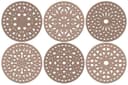 Set of 6 Circular Mandala Coasters Vector Design DXF File