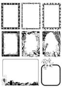 Set of Festive Holiday Border Frames - Free Vector Files
