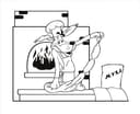 Sharik the Chef Dog Cartoon Vector for Laser Cutting