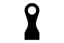 Simple Hammer Tool Silhouette Vector File for CNC Laser Cutting