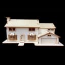 Simpsons House 3D Puzzle Laser Cut File Vector