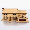 Simpsons House 3D Puzzle Laser Cut Vector File