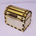 Small Treasure Chest 3D Laser Cut DXF File
