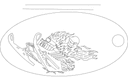 Snowmobile Rider Vector Art DXF File for Laser Cutting