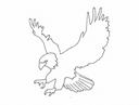 Soaring Eagle Vector Design for Laser Cutting DXF File