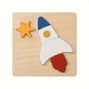 Space Rocket Toddler Puzzle Laser Cut Vector File