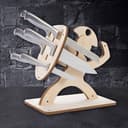 Spartan Warrior Knife Holder 3D Puzzle Laser Cut Vector File