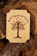 Speak Friend and Enter Laser Cut Sign Vector DXF