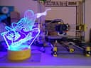 Spiderman LED Illusion Lamp Vector File for Laser Cutting (PDF)